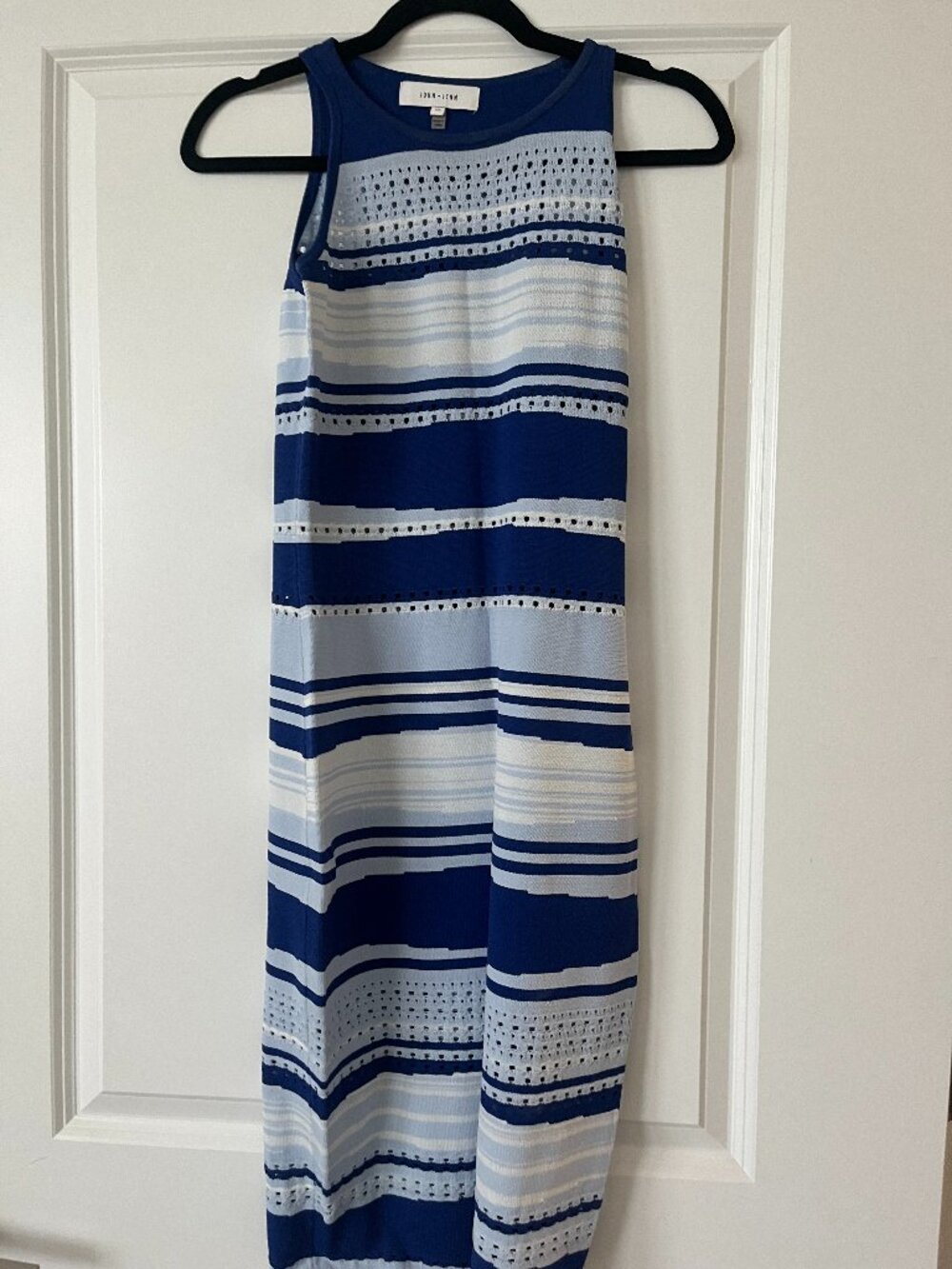 Blue Spandex Summer Dress